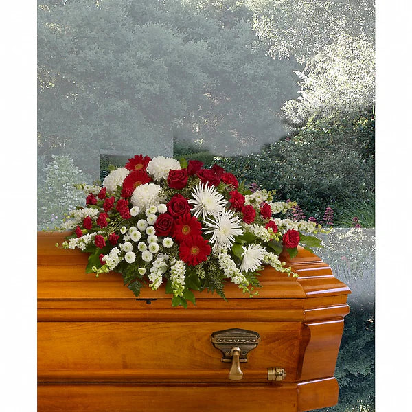 Strength and Wisdom Casket Spray