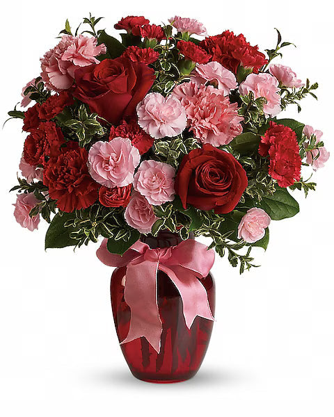 Dance with Me Bouquet with Red Roses